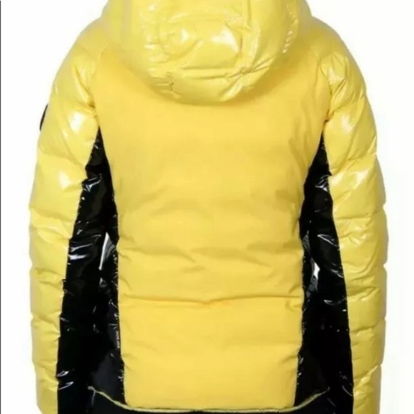 Body Glove WOMEN'S HOODED DOWN PARKA COAT YELLOW BLACK SIZE XL MSRP $350 - Picture 7 of 14